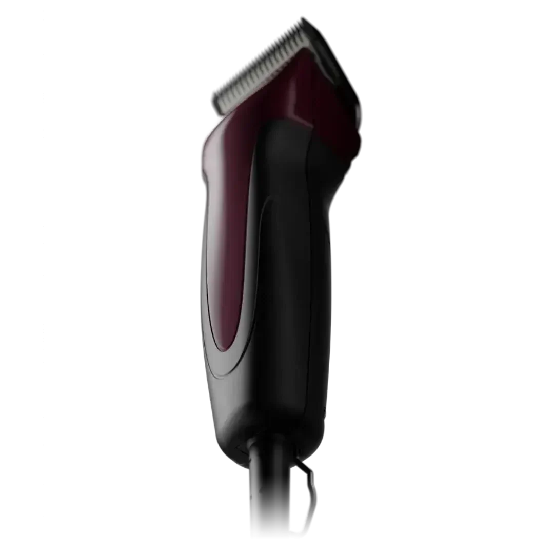 Andis Excel 5-Speed Corded Clipper Burgundy with Free Wide Tooth De-Shedding Tool