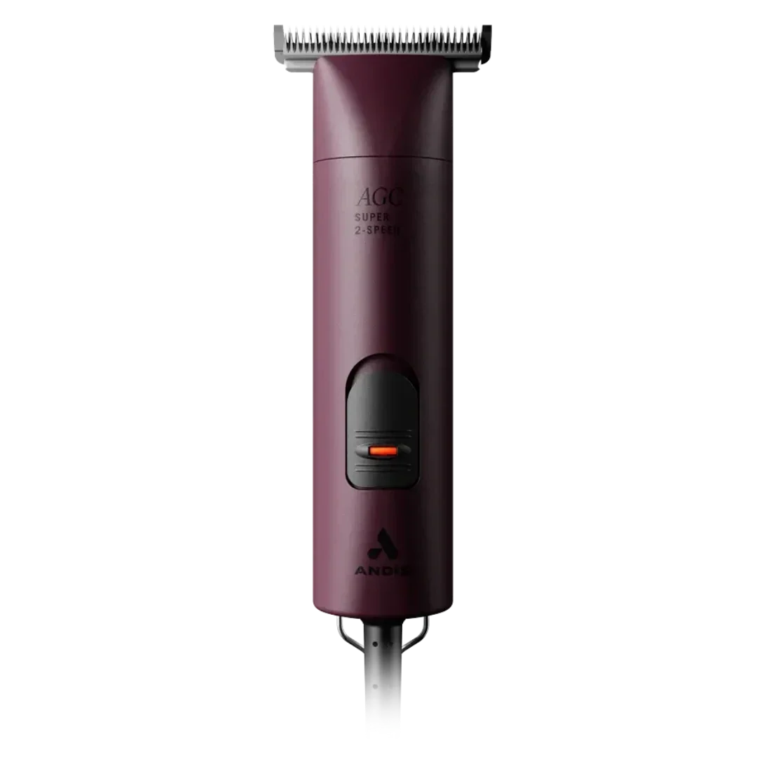 Andis AGC Super 2-Speed Clipper Maroon with T-84 Detachable Blade