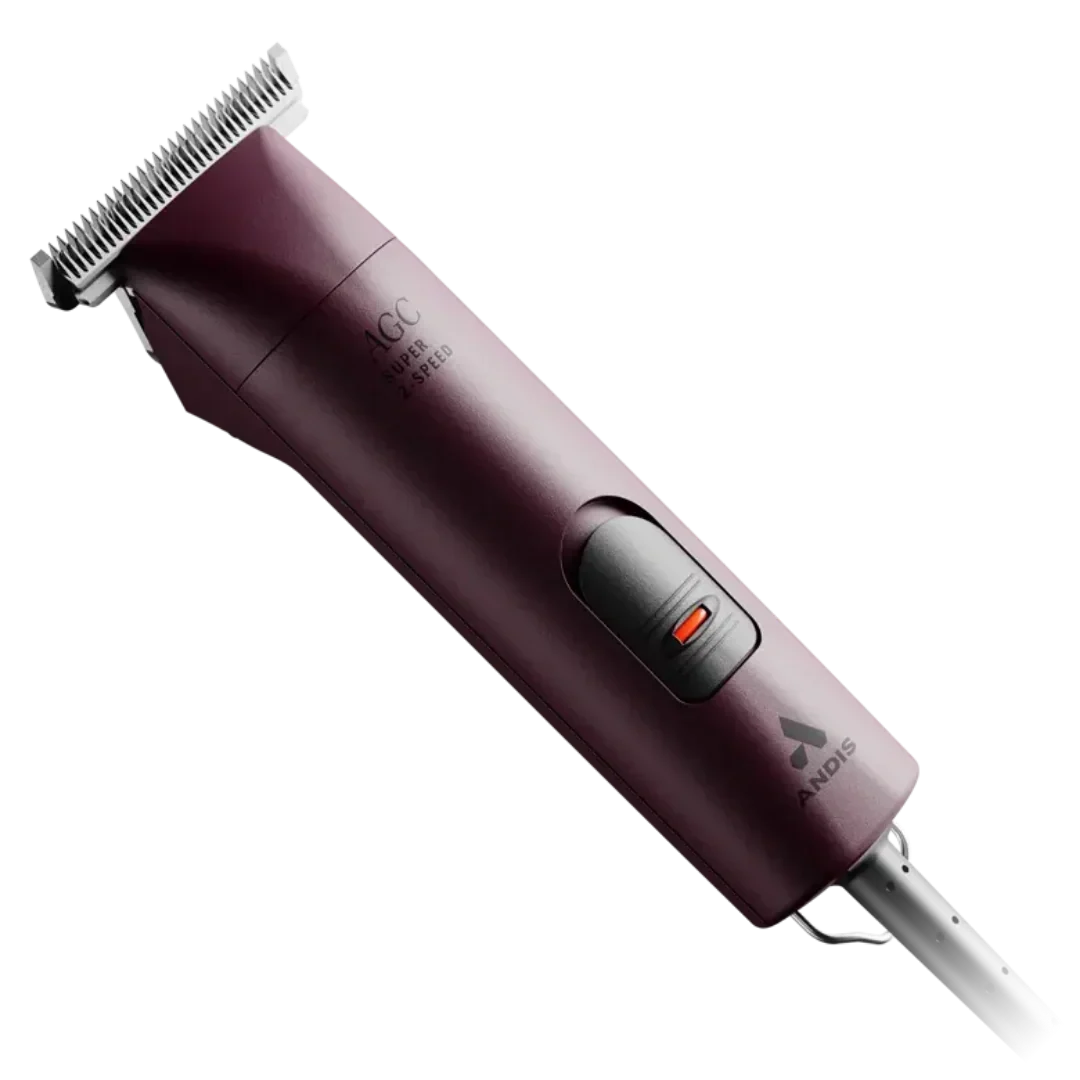 Andis AGC Super 2-Speed Clipper Maroon with T-84 Detachable Blade