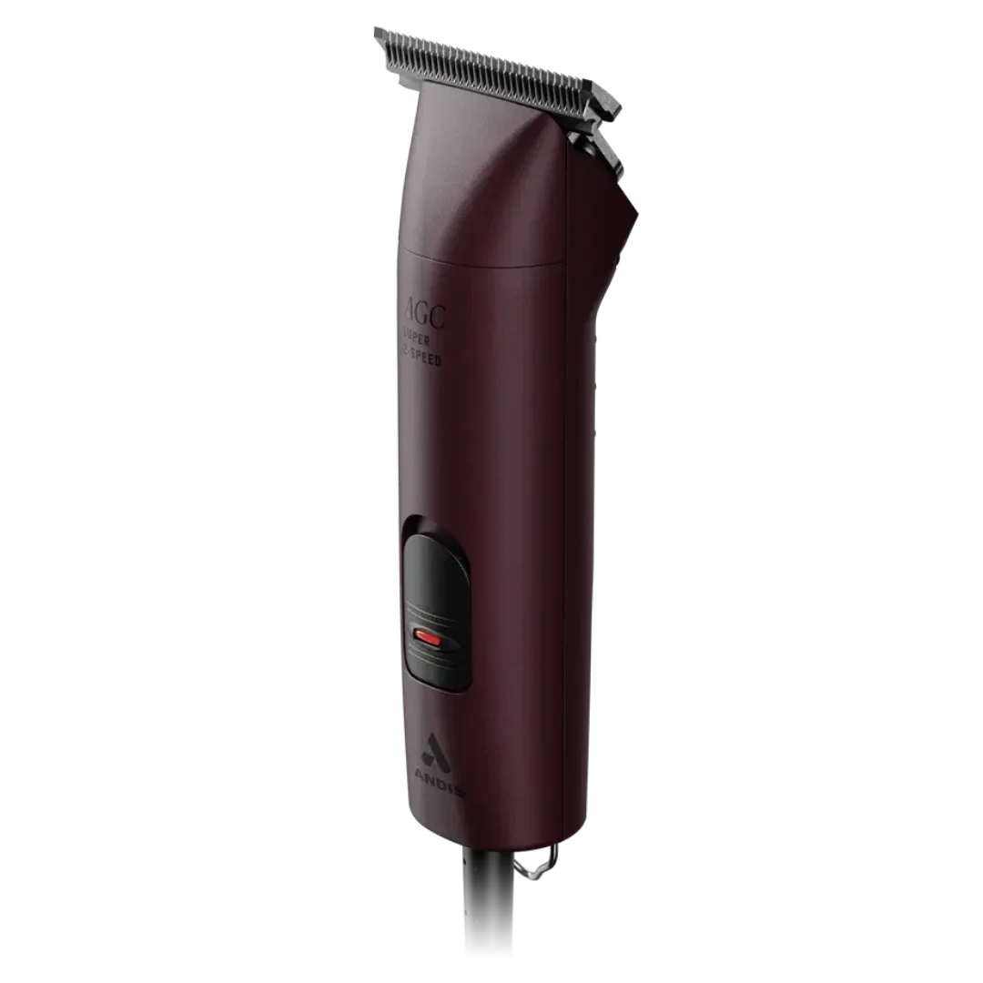 Andis AGC Super 2-Speed Clipper Maroon with T-84 Detachable Blade