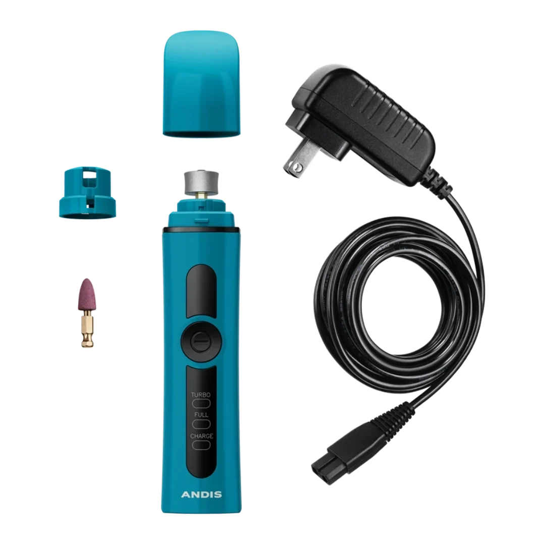 Andis Cord/Cordless Nail Grinder Blue