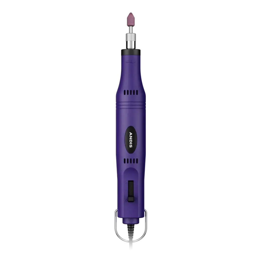 Andis Easy Clip 2 Speed Nail Grinder Purple