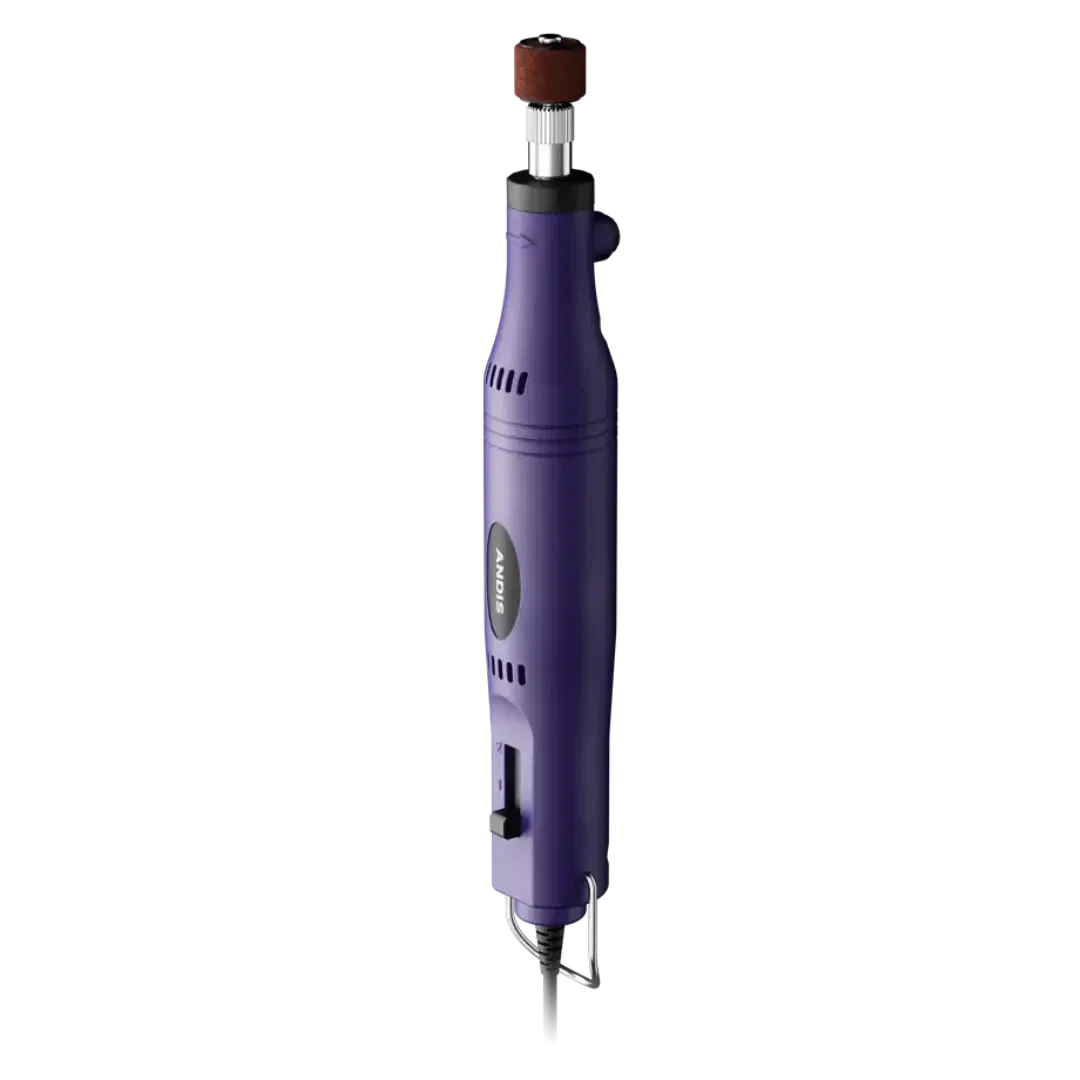 Andis Easy Clip 2 Speed Nail Grinder Purple