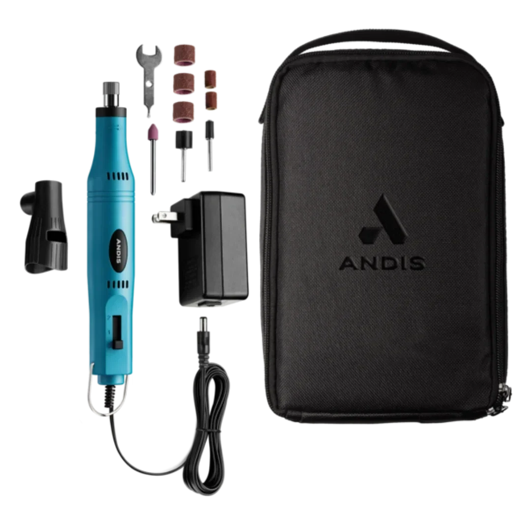 Andis Easy Clip 2 Speed Nail Grinder Teal