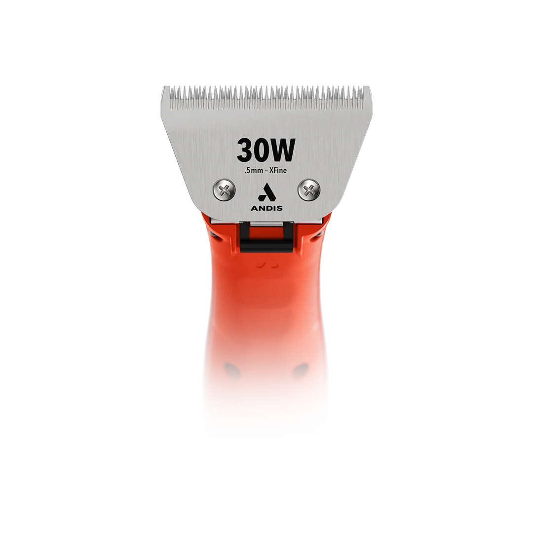 Andis Dog Emerge Orange Clipper #30W and with 4FW and 5FW Blades