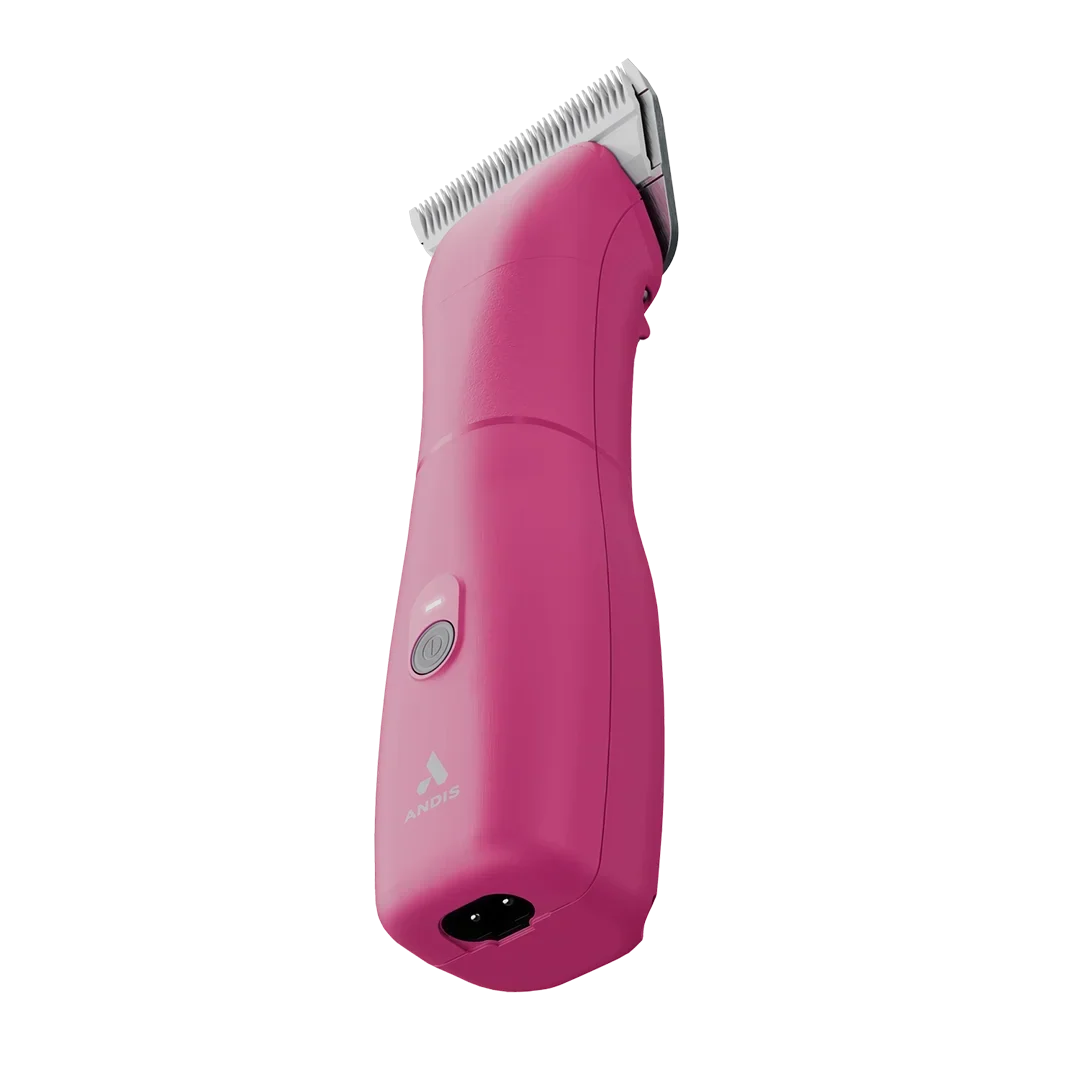 Andis Dog Emerge Pink Clipper #30W and with 4FW and 5FW Blades