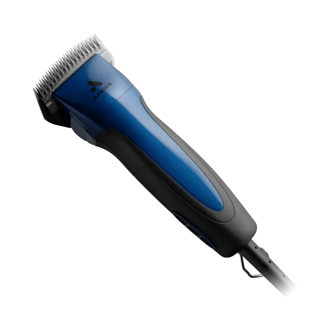 Andis Excel 5-Speed Clipper with Super Blocking Blade Indigo Blue