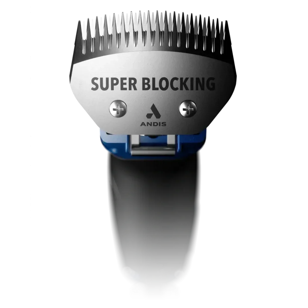 Andis Excel 5-Speed Clipper with Super Blocking Blade Indigo Blue