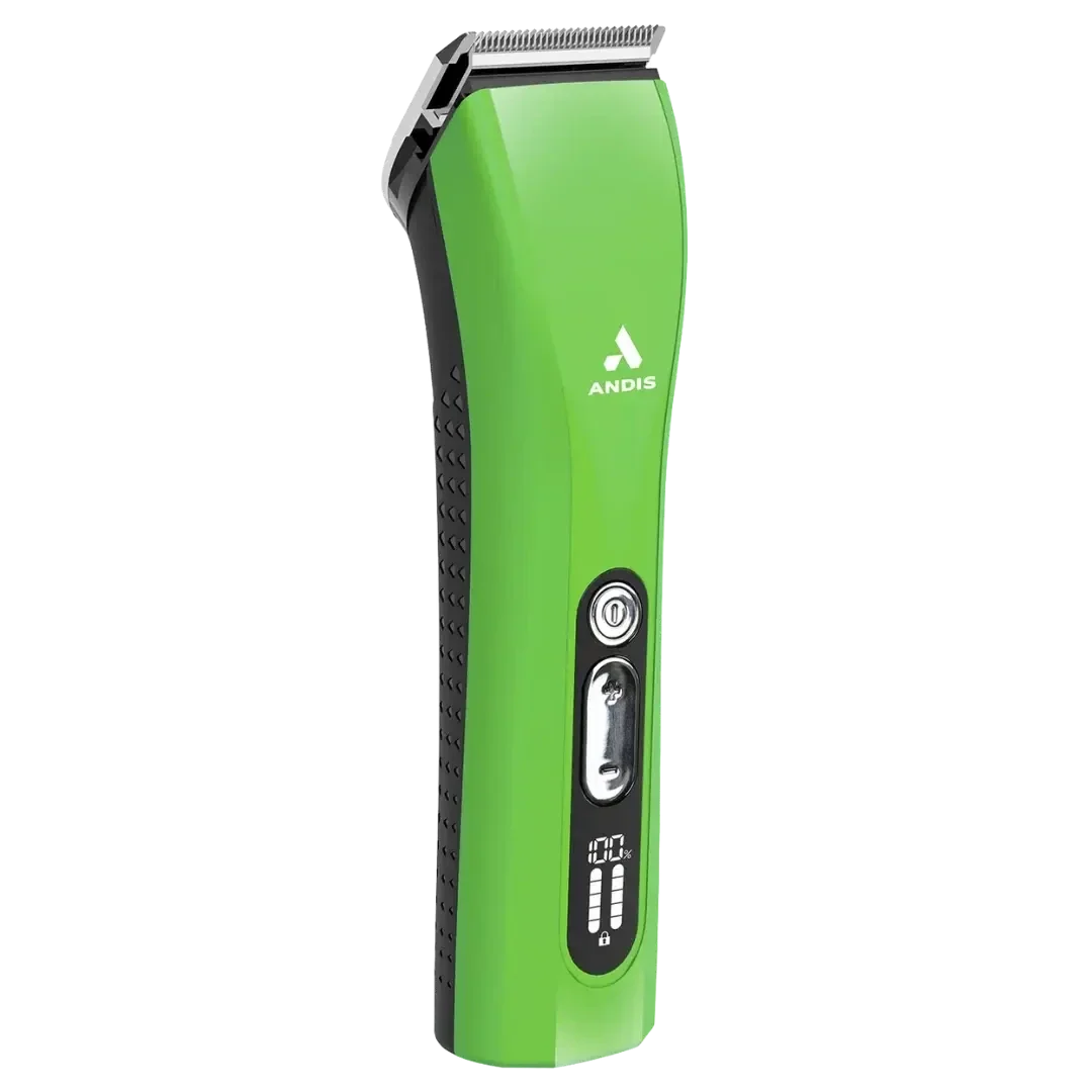 Andis ProClip 5-in-1 Green Clipper with Free 8Pc Comb Attachment Set