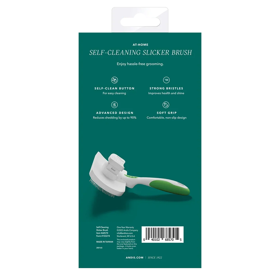 Andis Dog Self Cleaning Slicker Brush
