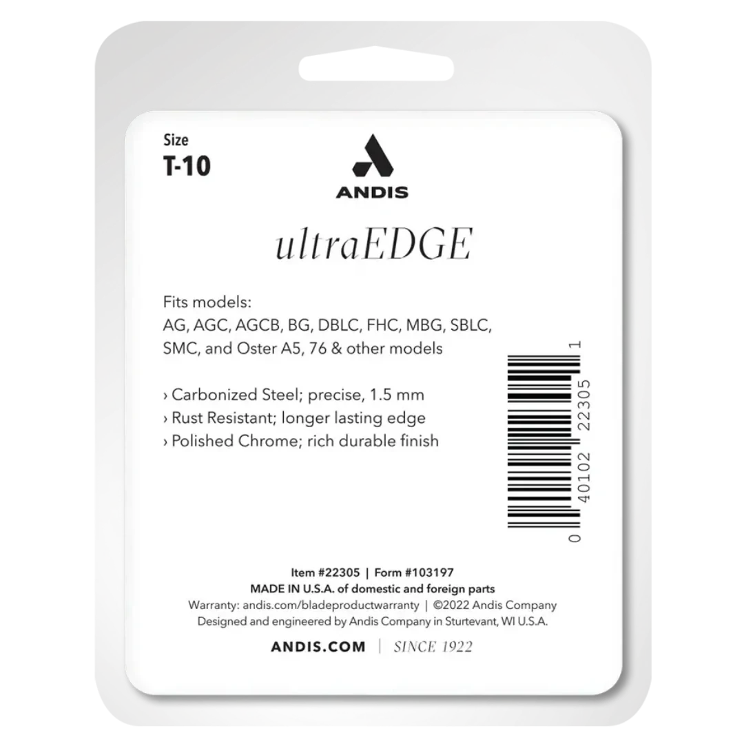 Andis #T-10 UltraEdge Detachable Blade
