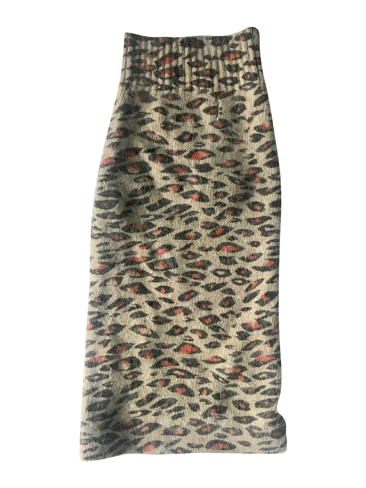 Animal Instincts Leopard Mock Neck Dog Sweater