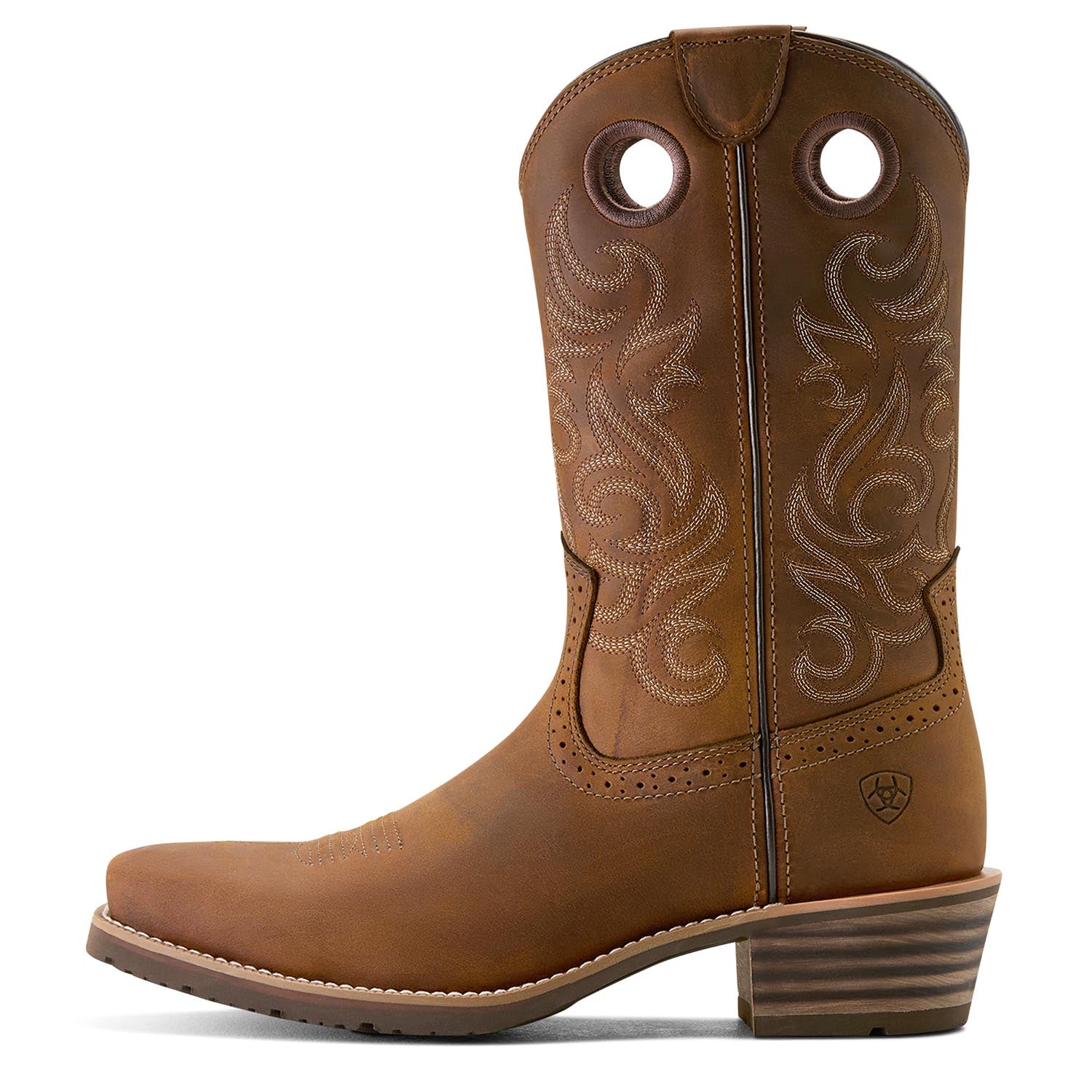 Ariat Mens Hybrid Roughstock Square Toe Cowboy Boots