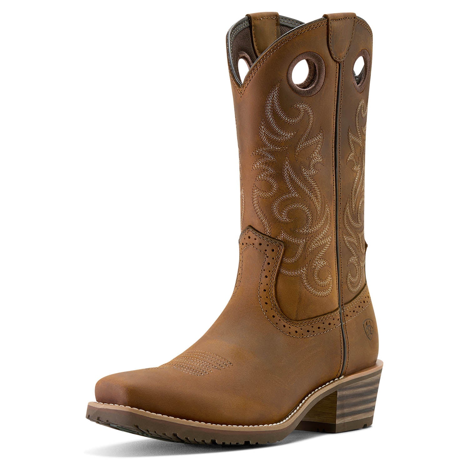 Ariat Mens Hybrid Roughstock Square Toe Cowboy Boots