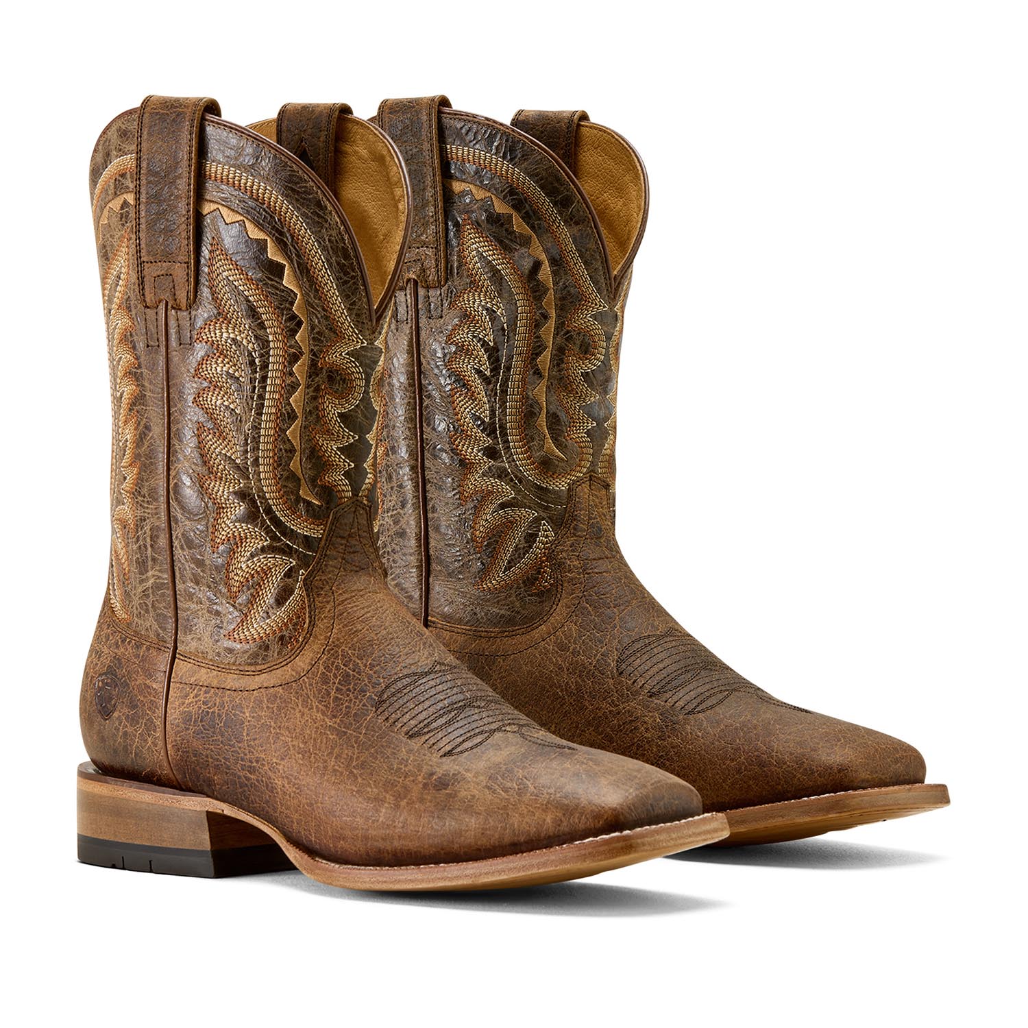 Ariat Mens Rock Ridge Wide Square Toe Western Boots