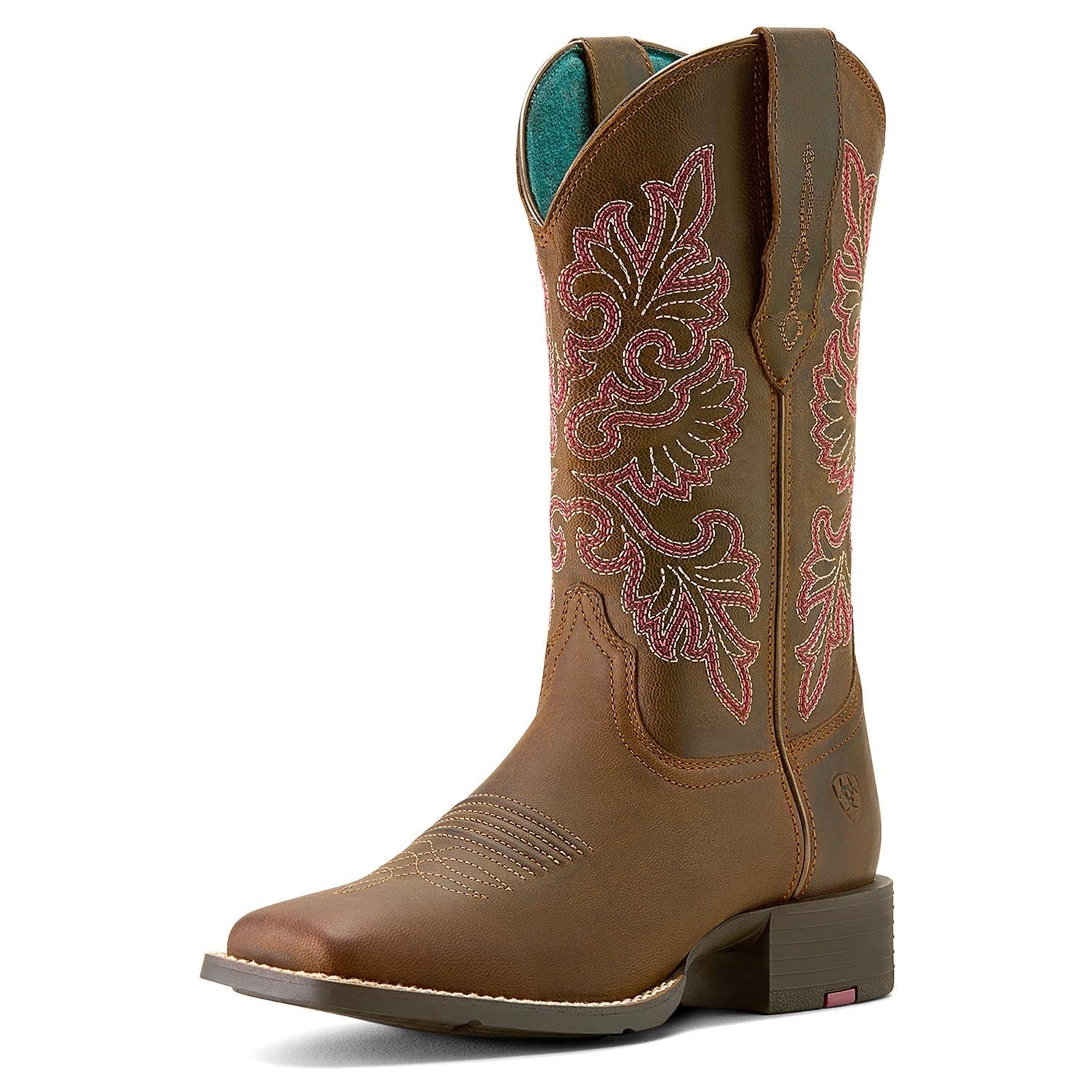 Ariat Womens Round Up Wide Square Toe StretchFit Boots