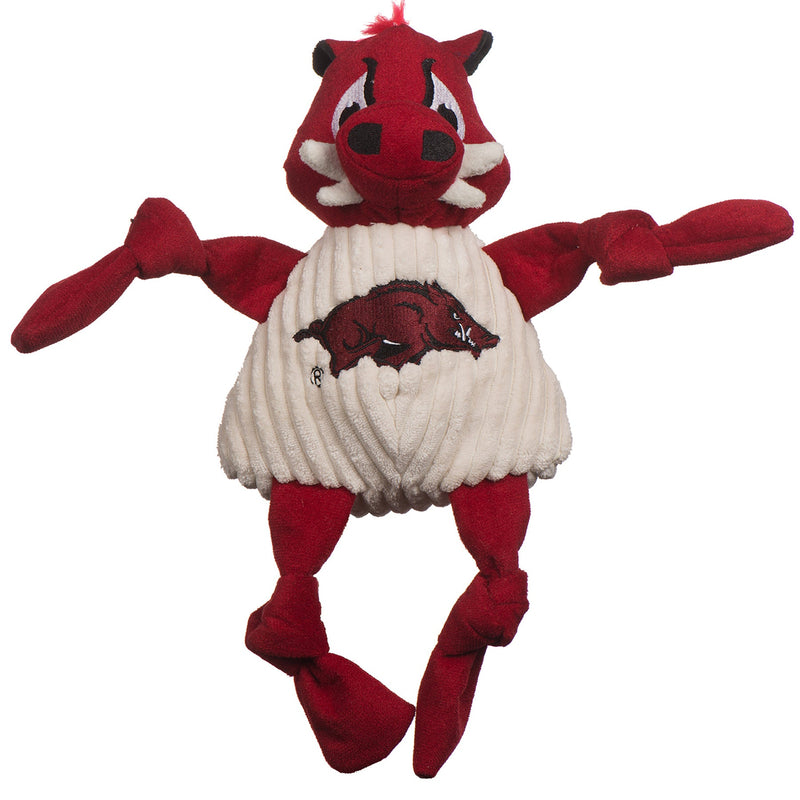 NCAA University of Arkansas, Tusk the Razorback Knottie Plush Dog Toy