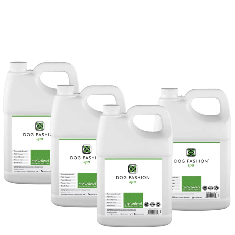 Dog Fashion Spa Arrivederci De-Shedding Conditioner Gallon Set Buy 3 Get 1 Free