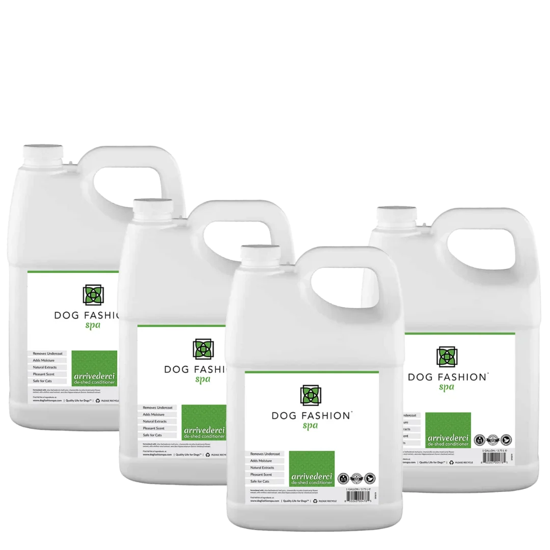 Arrivederci De-Shedding Conditioner Gallon Set Buy 3 Get 1 Free by Dog Fashion Spa