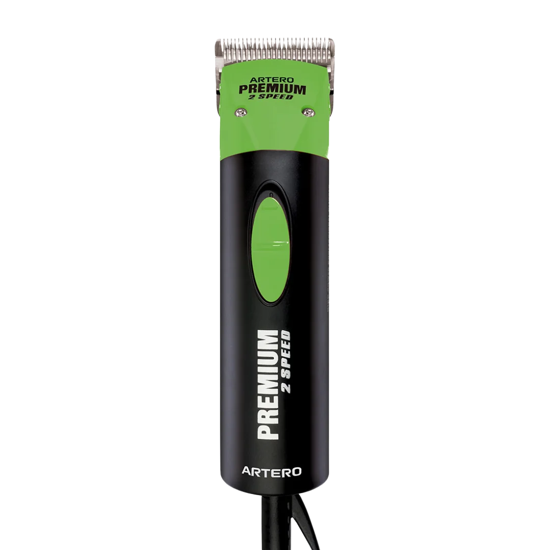 Premium Green Professional Grooming Two Speed Clipper by Artero