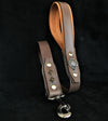Bestia Dog Gear Genuine Leather Dog Collar - Grey