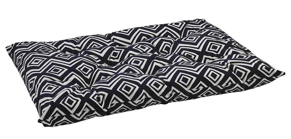 Bowsers Azure Tufted Dog Crate Cushion – Washable Crate and Lounge Comfort