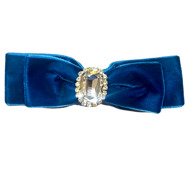 Luxurious Velvet Bow Hair Clip - HT Animal Supply