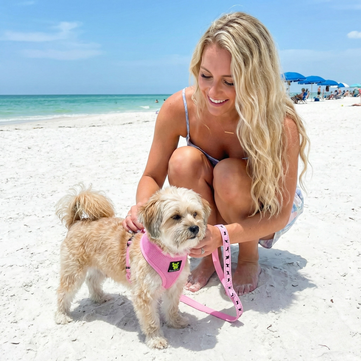 EcoBark – Baby Pink Max Comfort Dog Harness