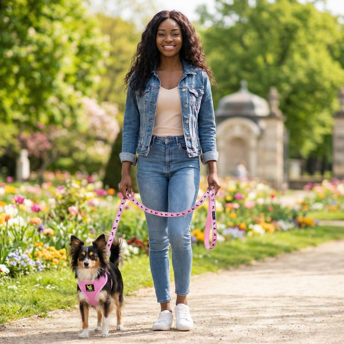 EcoBark – Baby Pink Max Comfort Dog Harness