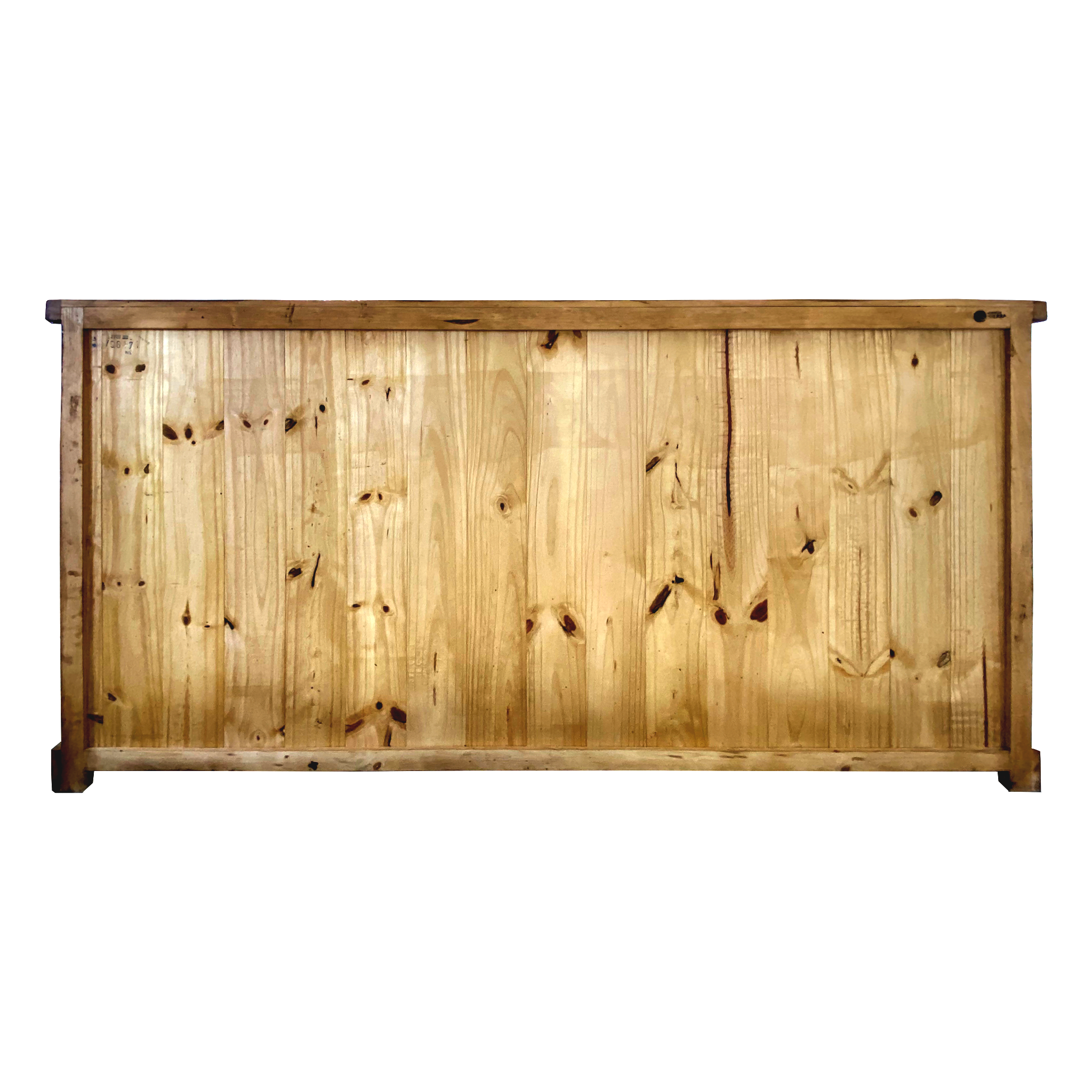 Oasis Large Dog Rustic Wood Kennel in Medium Wax