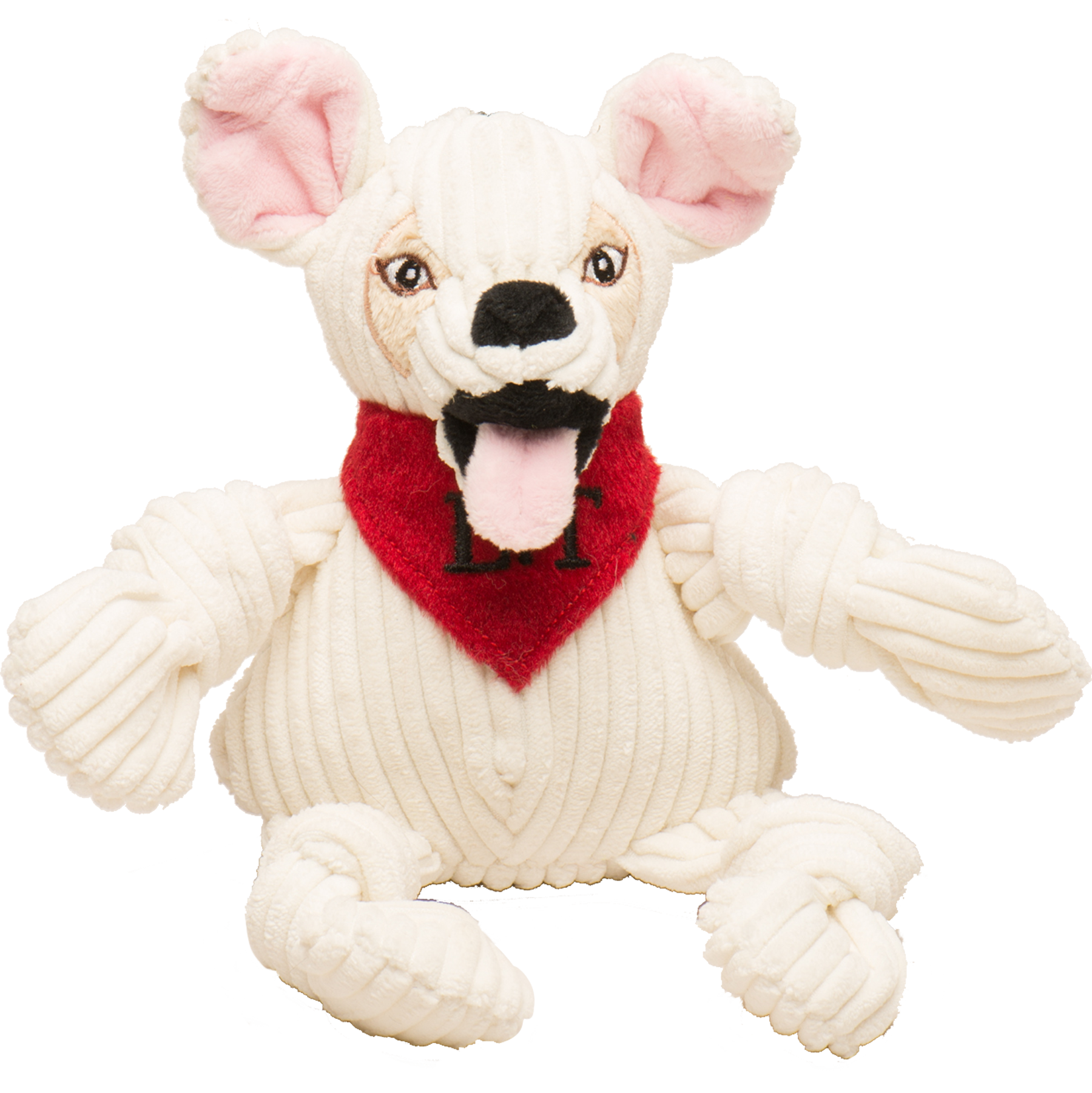 HuggleCauseTM, Living Free Animal Sanctuary, Little Tyke (L.T.) Knottie Plush Dog Toy, Small