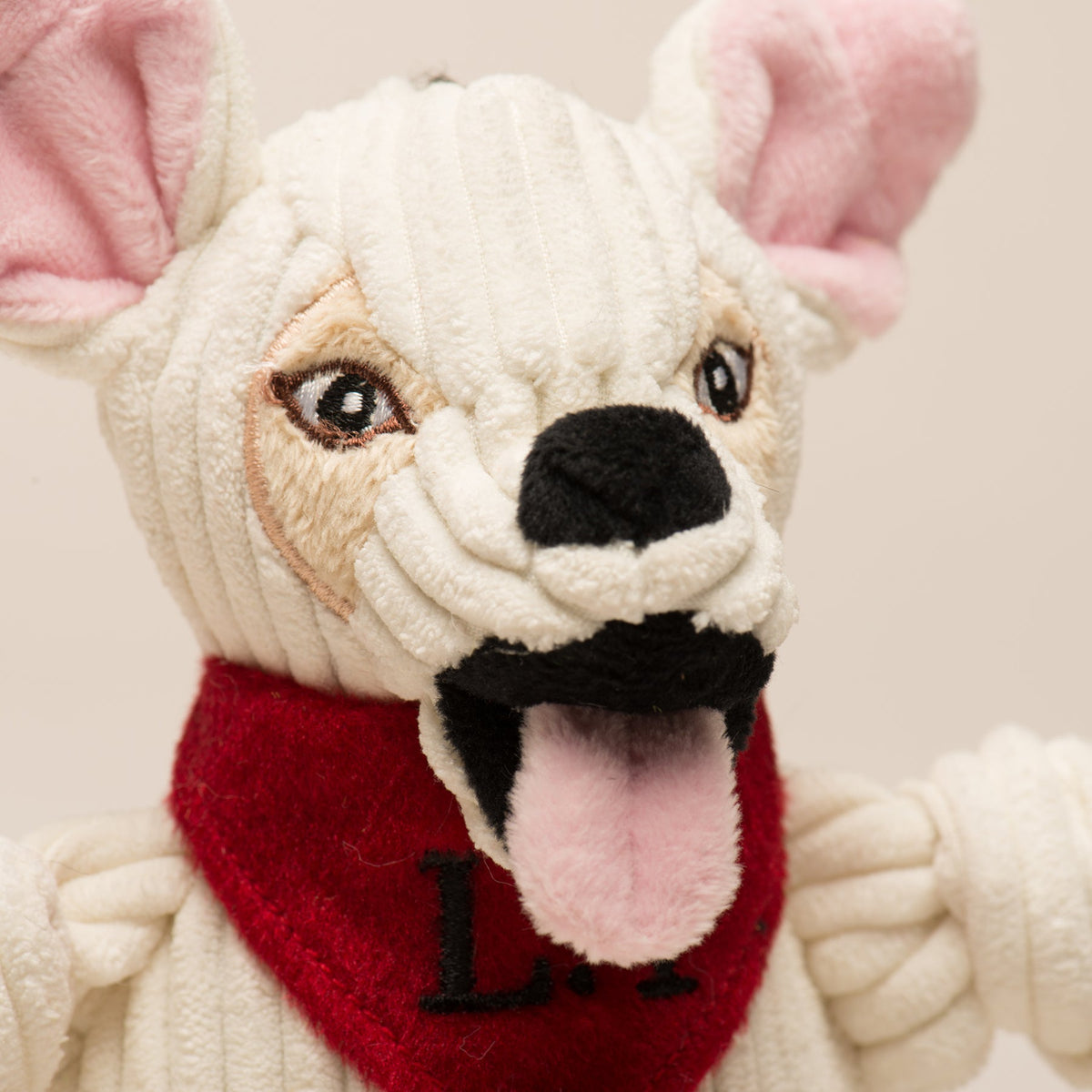 HuggleCauseTM, Living Free Animal Sanctuary, Little Tyke (L.T.) Knottie Plush Dog Toy, Small