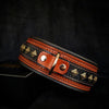 Bestia Dog Gear Genuine Leather Dog Collar - Brown