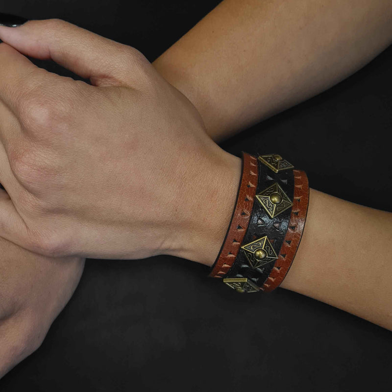 Bestia Balteus Leather Bracelet