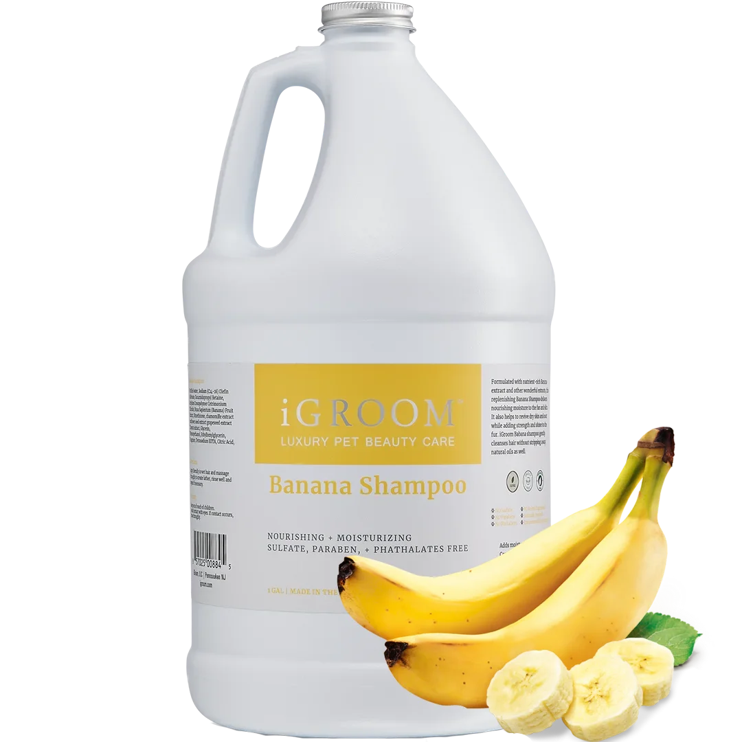 iGroom Banana Shampoo Gallon