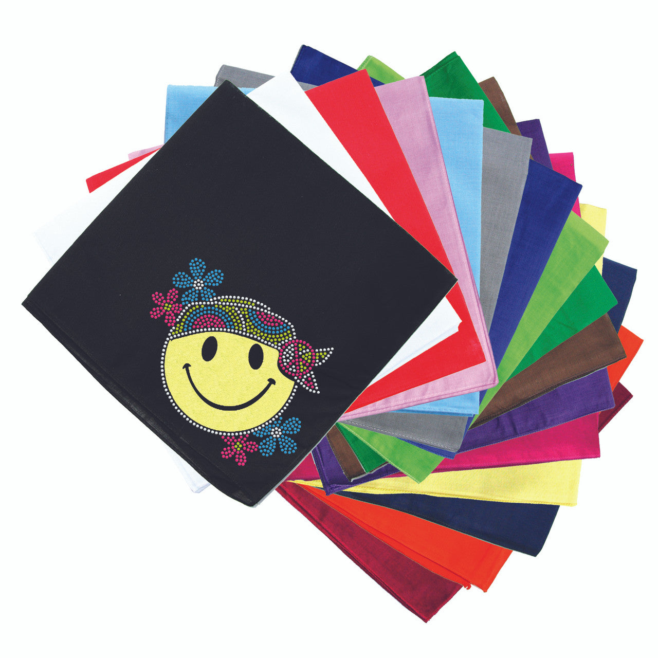 Happy Face Hippy - Bandanna