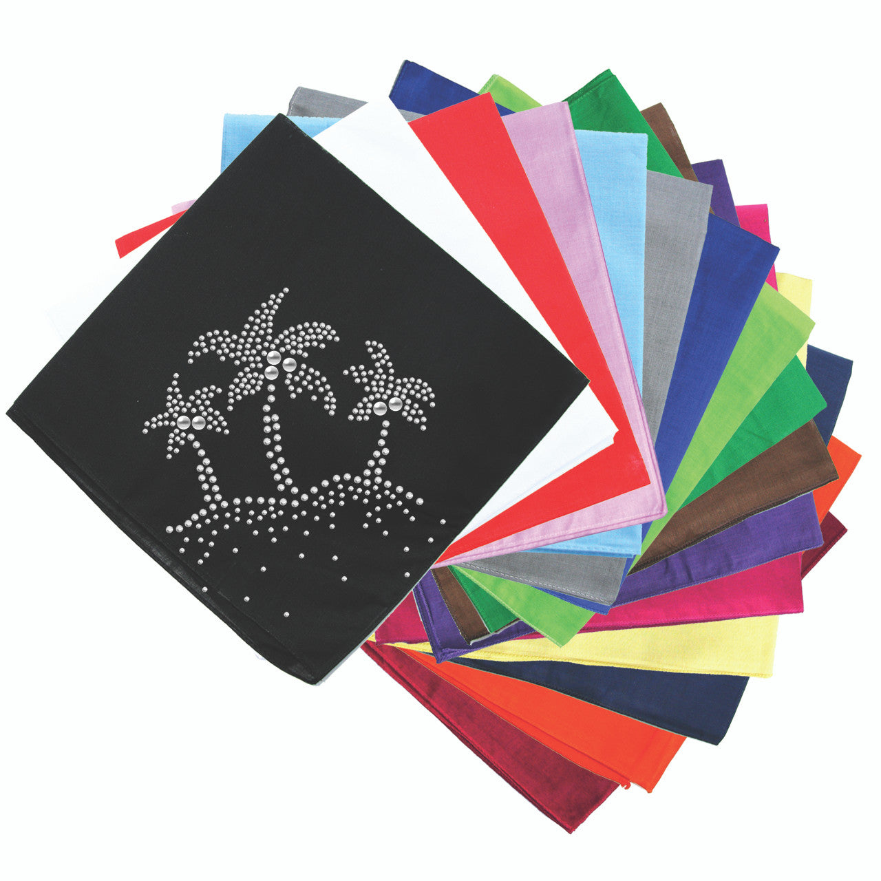Palm Trees (Silver) - Bandanna