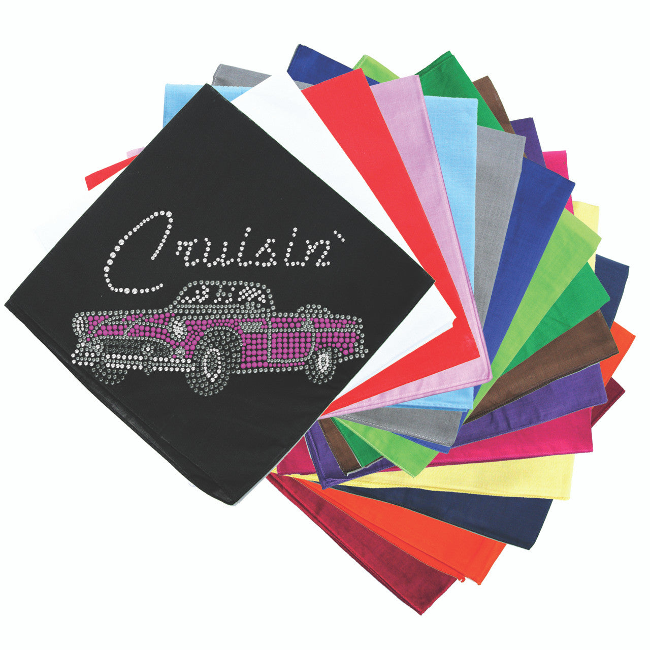 Cruisin Pink Convertible - Bandana