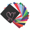 Pink Sequin Heart with Arrow Bandanna