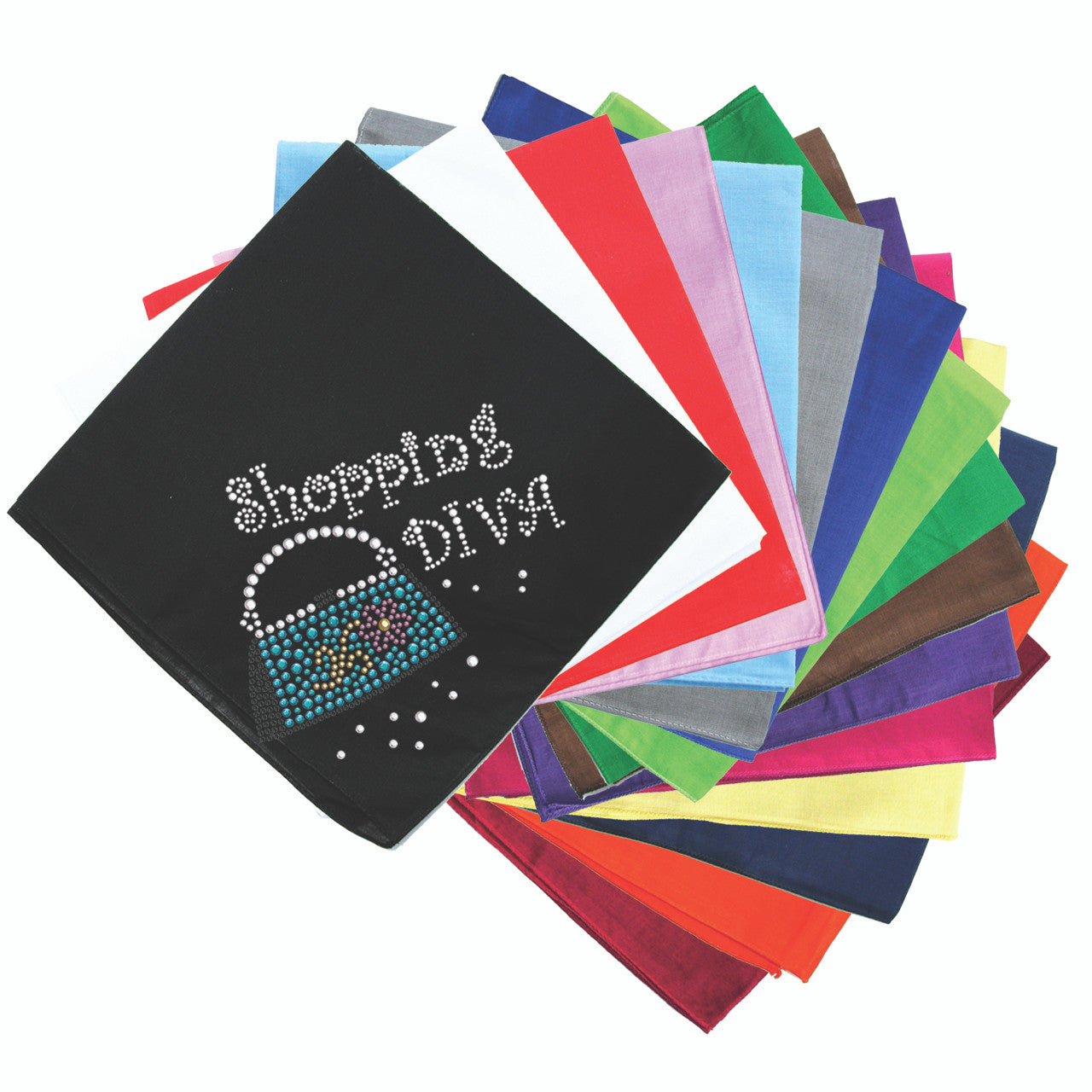 Shopping Diva & Handbag - Bandanna