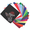 Chihuahua Face with Santa Hat - Bandana