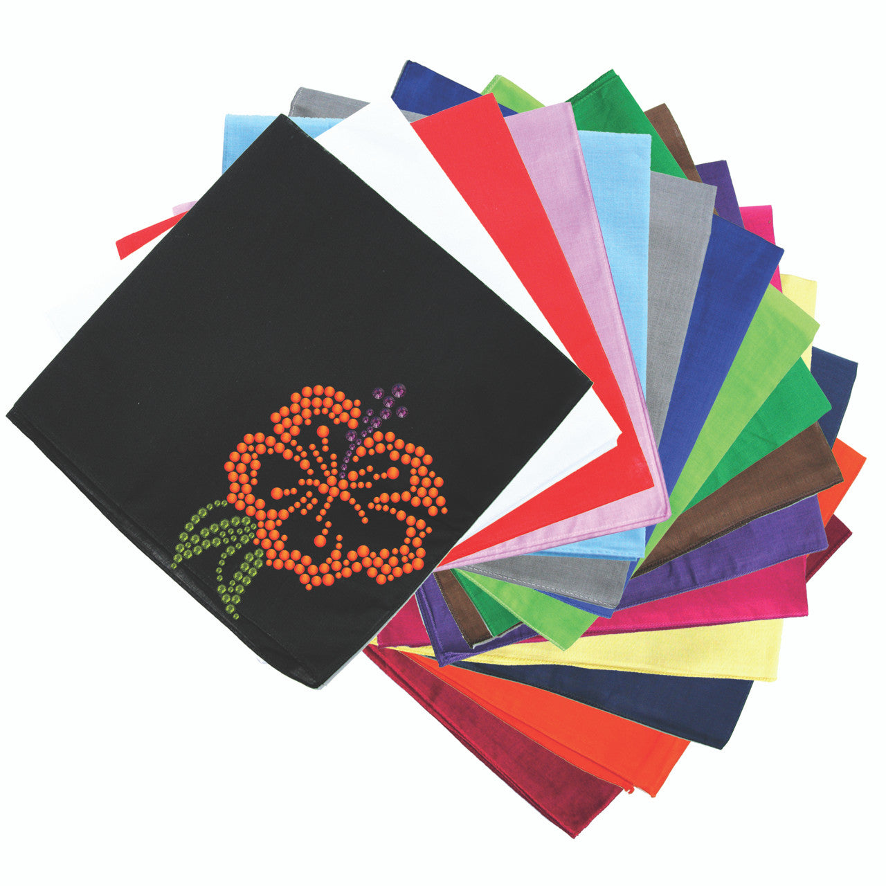 Orange Hibiscus - Bandanna