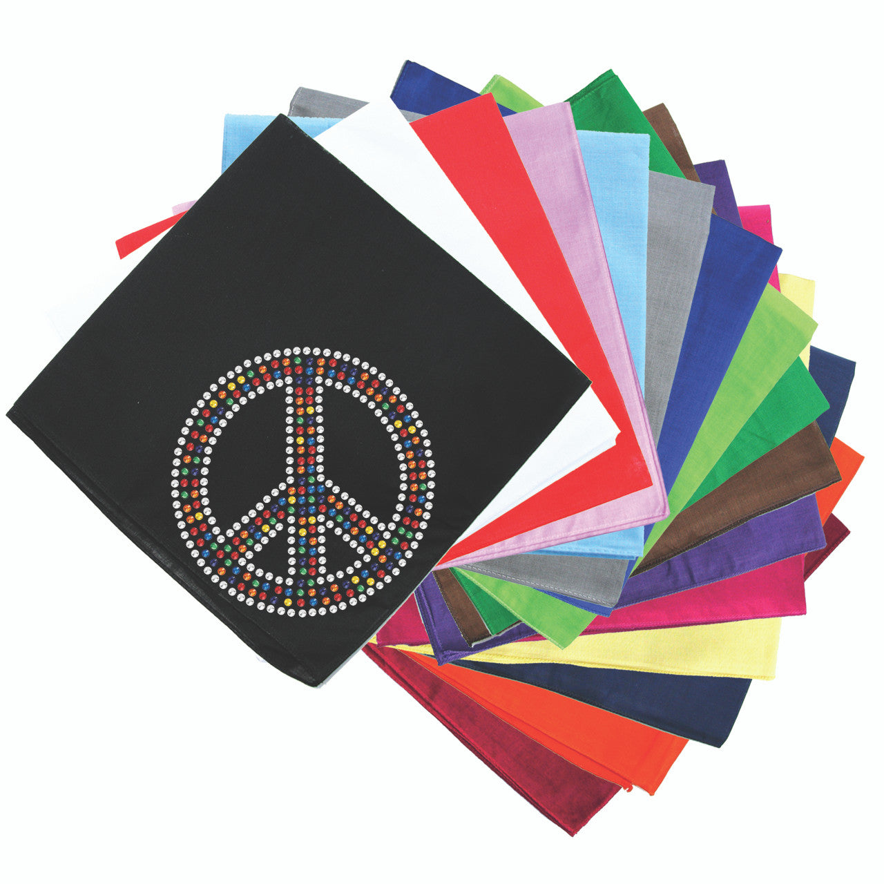 Peace Sign (Multicolor) - Bandanna