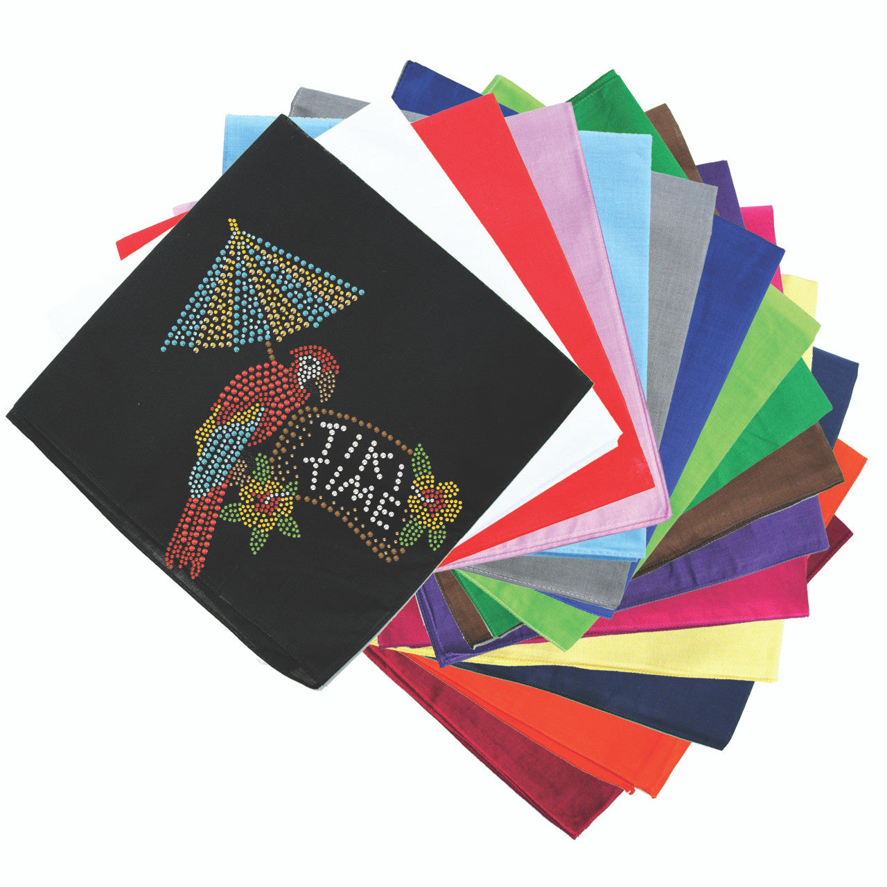 Tiki Time Parrot - Bandana