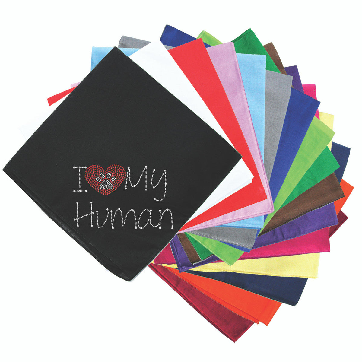 I Love My Human - bandana