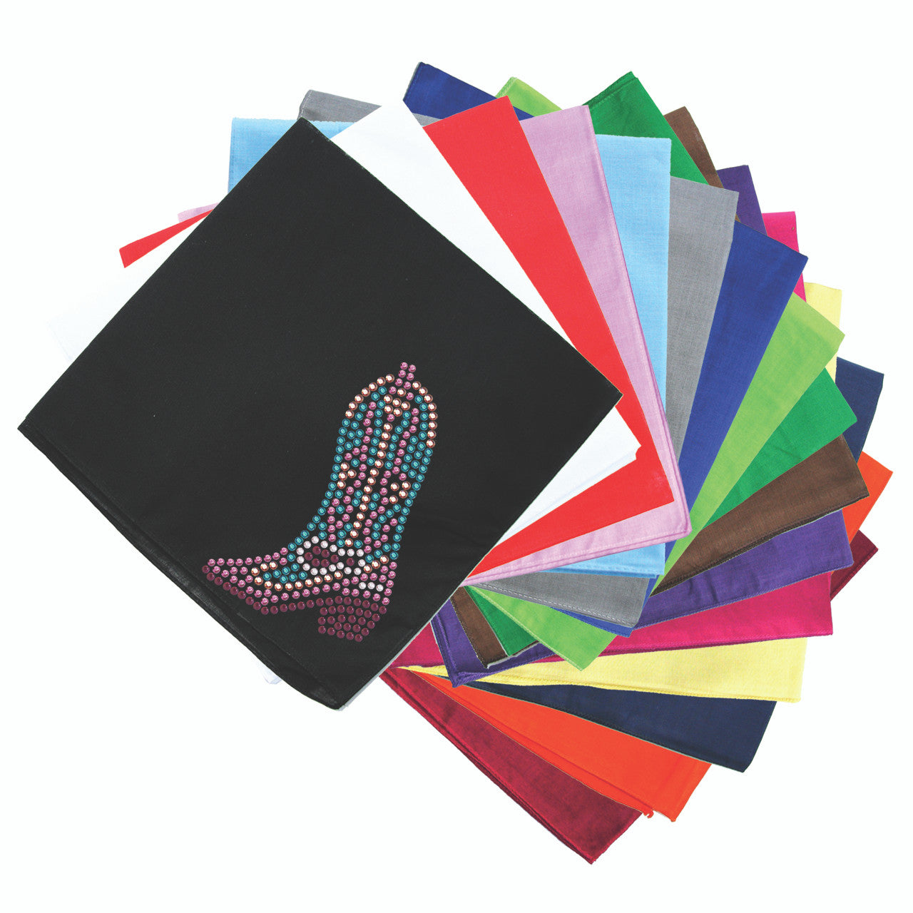 Boot (Pink & Turquoise) - bandana