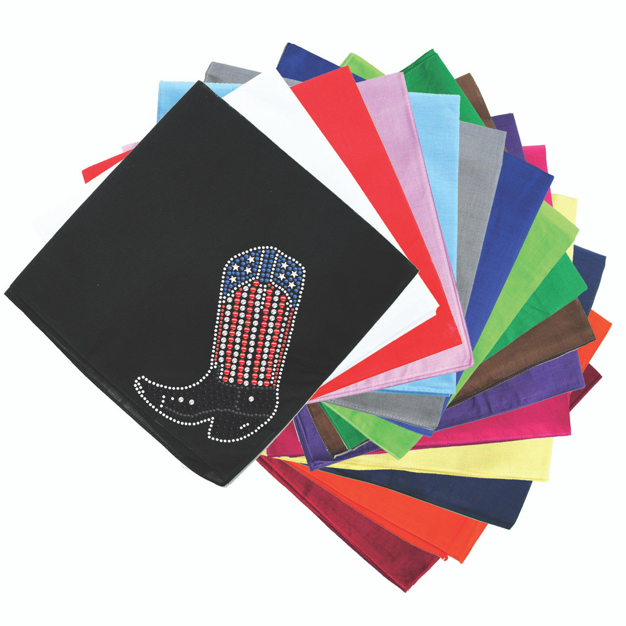 Boot (Red, White, & Blue) - bandana