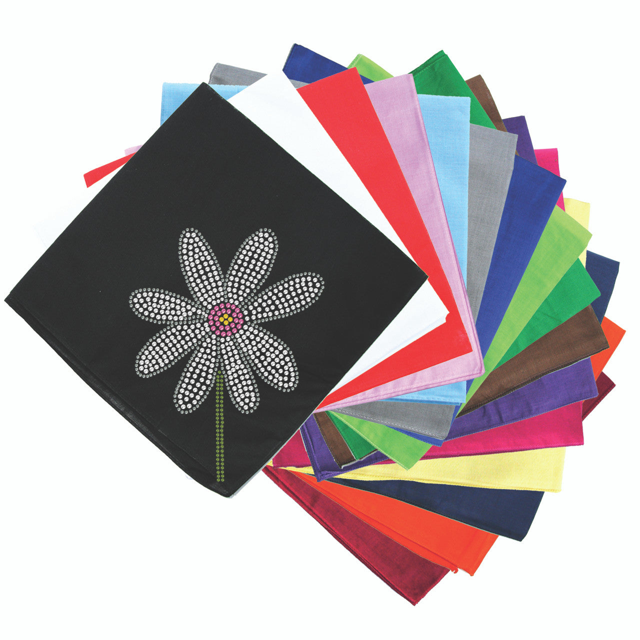 Daisy with Pink Center - Bandanna