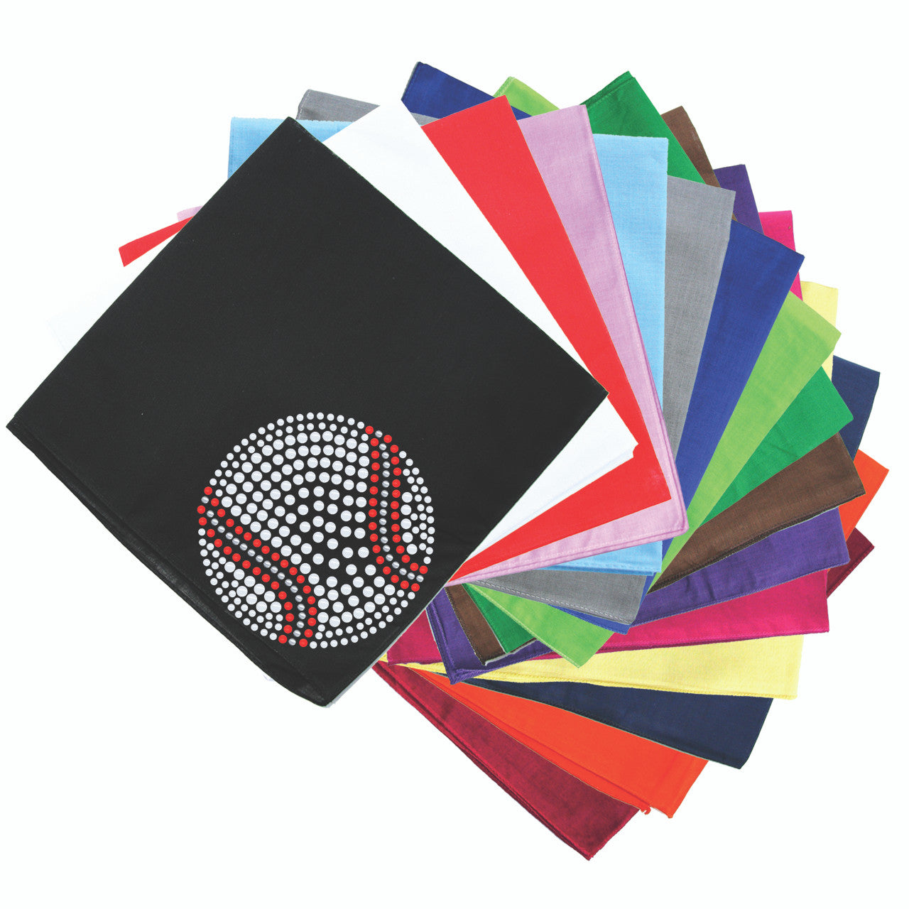 Baseball (White Nailheads) - Bandana