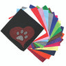 Red Heart with Paw 2 Bandanna